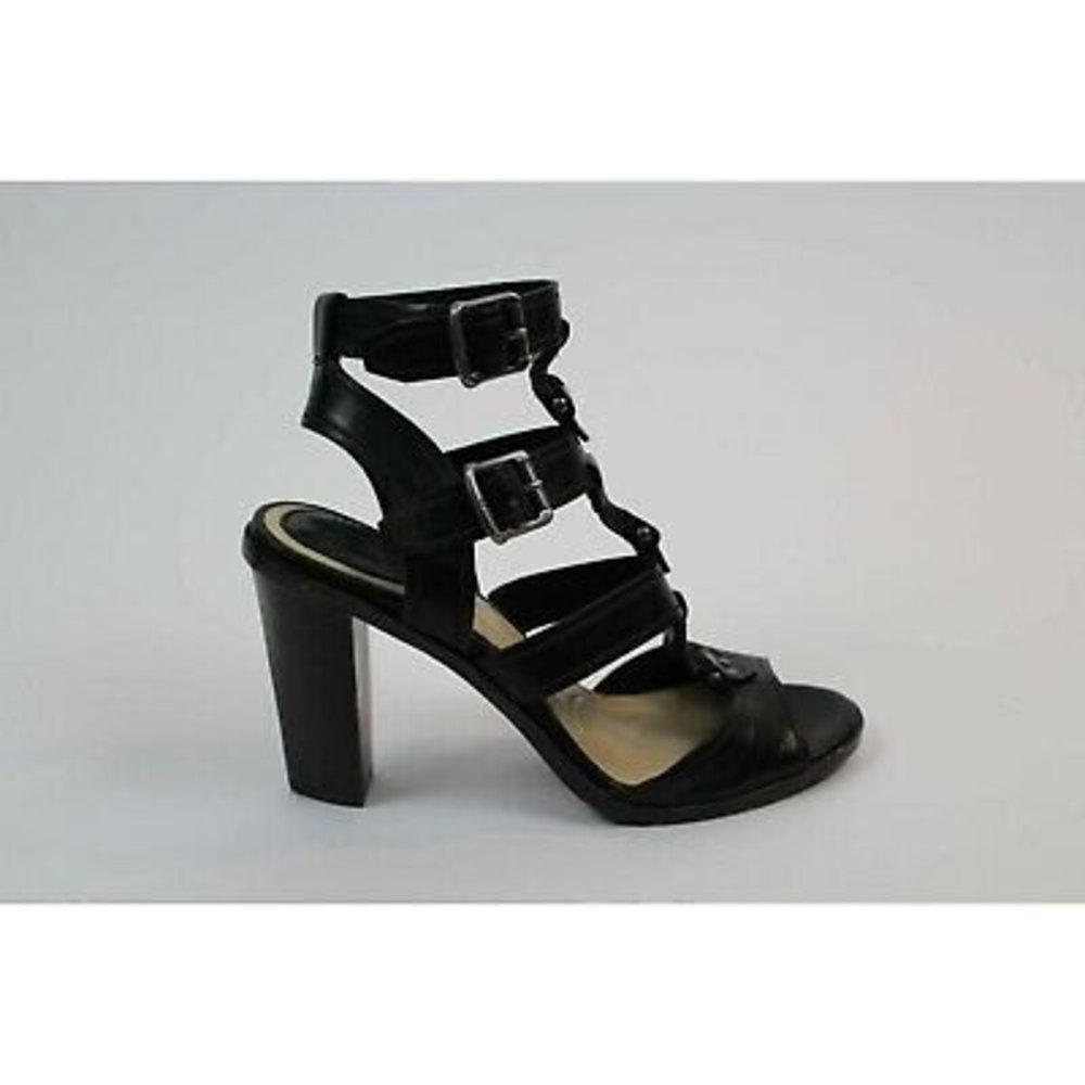 Frye Womens Sonia Gladiator Sandals Block Heels Brown Buckle Ankle Strap 6.5M